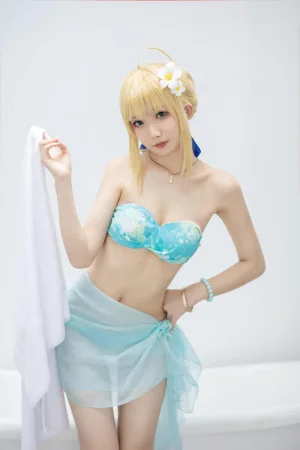 《FGO Saber泳装》｜封疆疆v · 49张写真