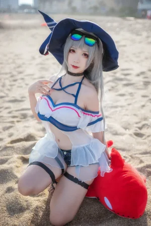 《斯卡蒂泳装》｜樱落酱w · 21张写真