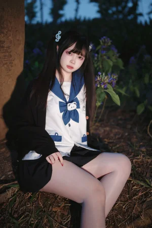 《桑梓双马尾jk》｜洛桑w伊梓 · 38张写真