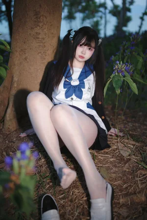 《桑梓双马尾jk》｜洛桑w伊梓 · 38张写真