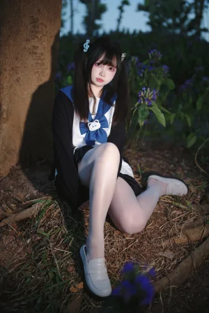 《桑梓双马尾jk》｜洛桑w伊梓 · 38张写真