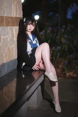 《桑梓双马尾jk》｜洛桑w伊梓 · 38张写真
