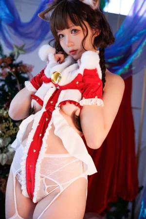 《圣诞小鹿》｜樱落酱w · 28张写真