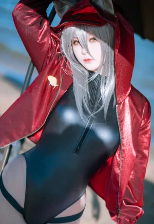 《明日方舟 轻风 LB01 红》｜w百合欧皇子w · 12张写真