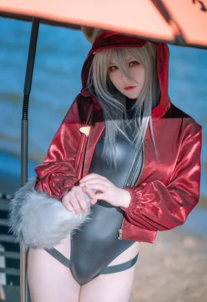 《明日方舟 轻风 LB01 红》｜w百合欧皇子w · 12张写真