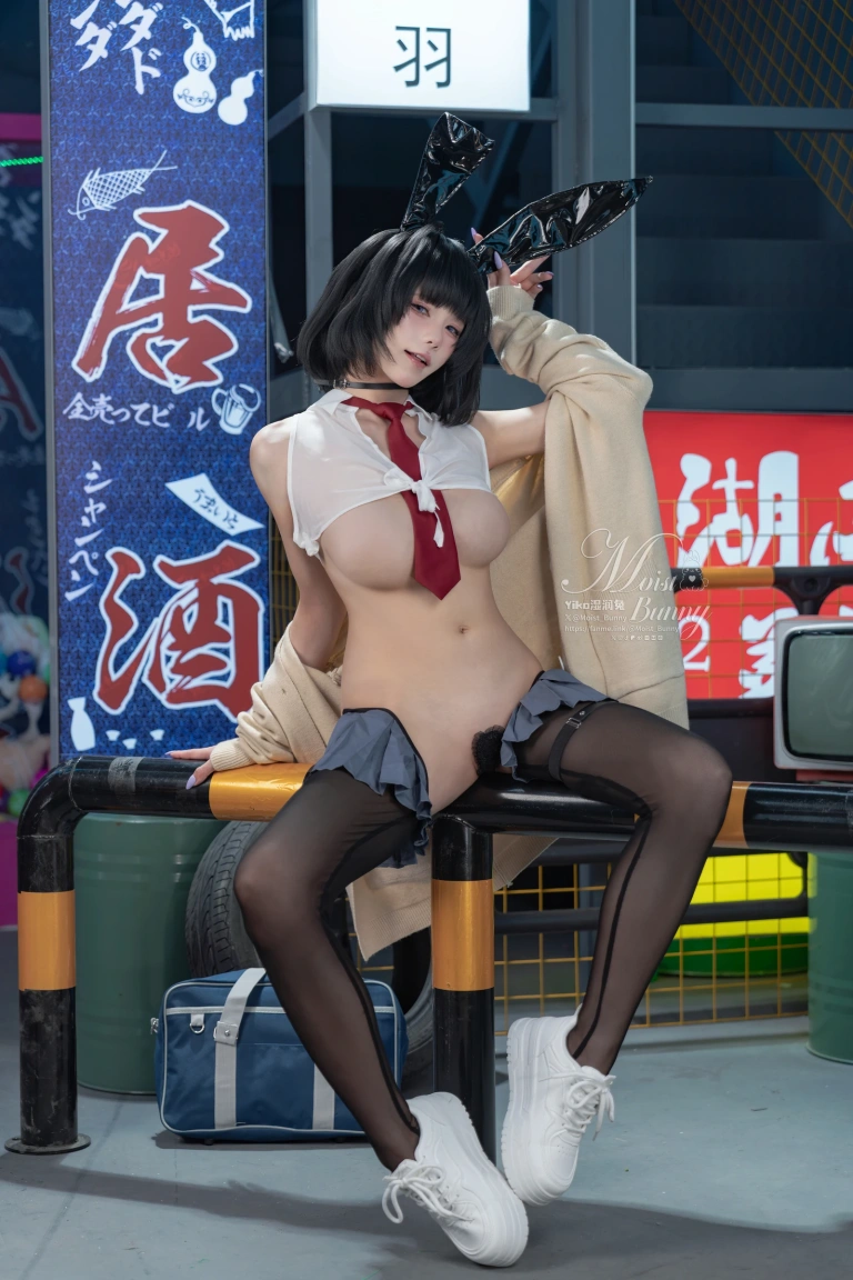 《赛博逆JK&提线木偶》｜Yiko湿润兔 · 92张写真、3 个视频
