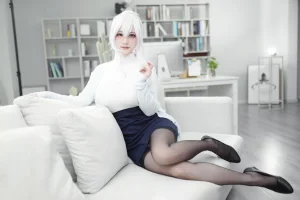 《未亡人雪女》｜幼愛Youmeko · 70张写真