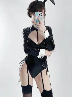 《皮衣兔女郎》｜幼愛Youmeko · 28张写真
