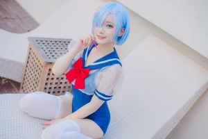 《Patreon 蕾姆泳装》｜幼愛Youmeko · 18张写真