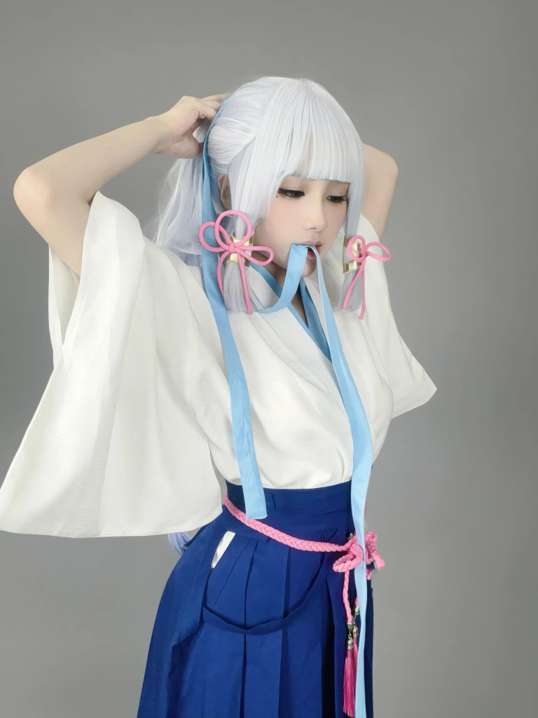 《原神 神里绫华》｜幼愛Youmeko · 47张写真