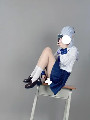 《原神 神里绫华》｜幼愛Youmeko · 47张写真