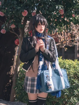 《雪之下雪乃jk制服》｜幼愛Youmeko · 23张写真、3 个视频