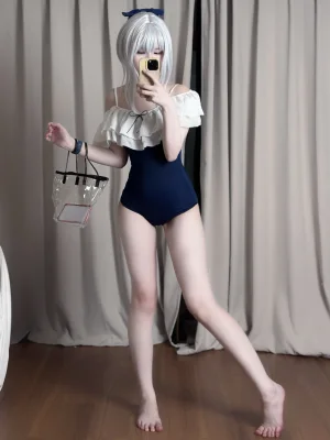 《蔚蓝档案 月雪宫子》｜幼愛Youmeko · 35张写真