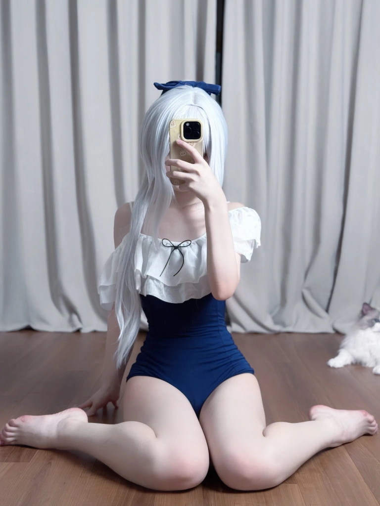 《蔚蓝档案 月雪宫子》｜幼愛Youmeko · 35张写真