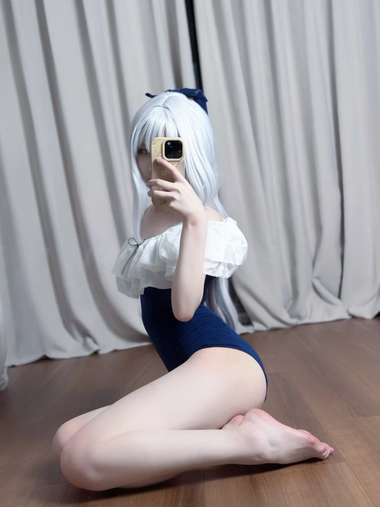 《蔚蓝档案 月雪宫子》｜幼愛Youmeko · 35张写真